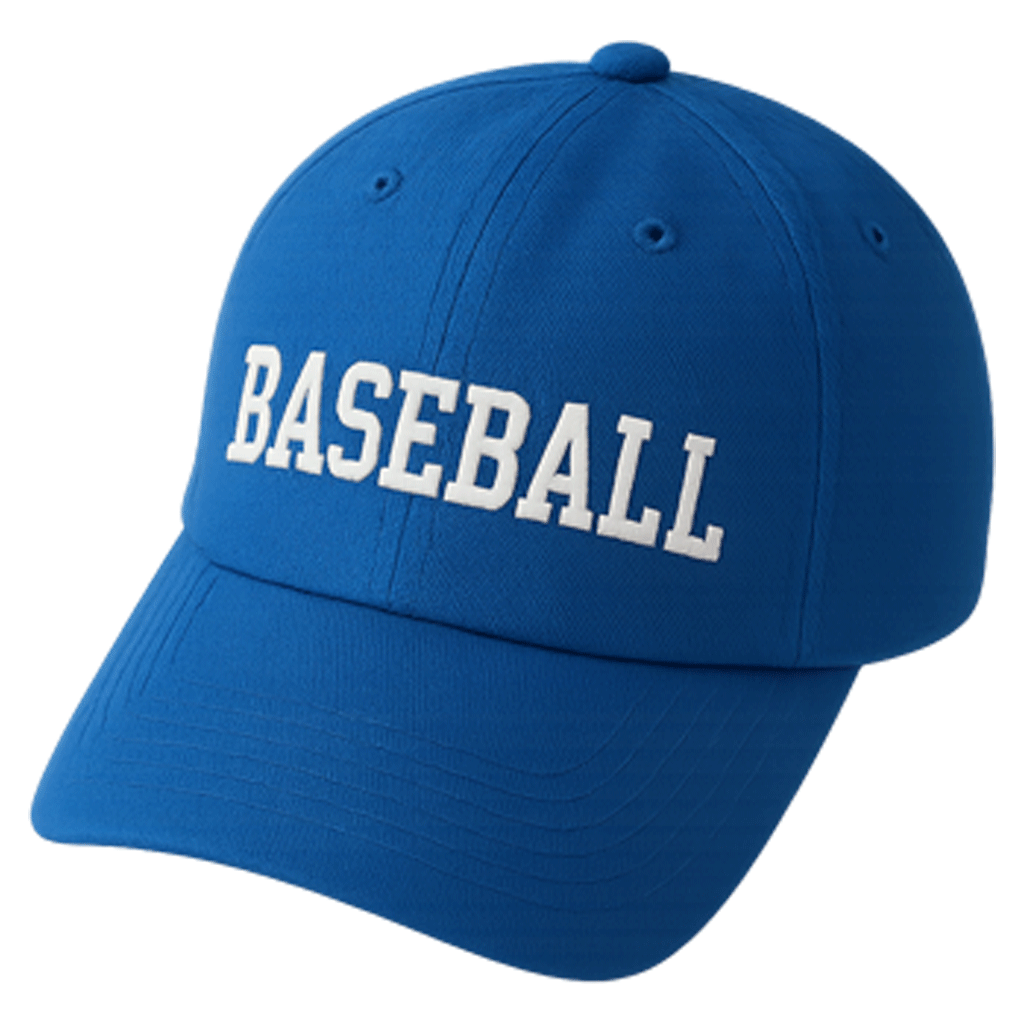 'embroidery baseball cap','custom embroidered cap','premium headwear','cotton baseball hat','structured six-panel cap','adjustable baseball cap','snapback hat','Velcro strap cap','metal buckle cap','breathable baseball cap','moisture-wicking sweatband','pre-curved vi'