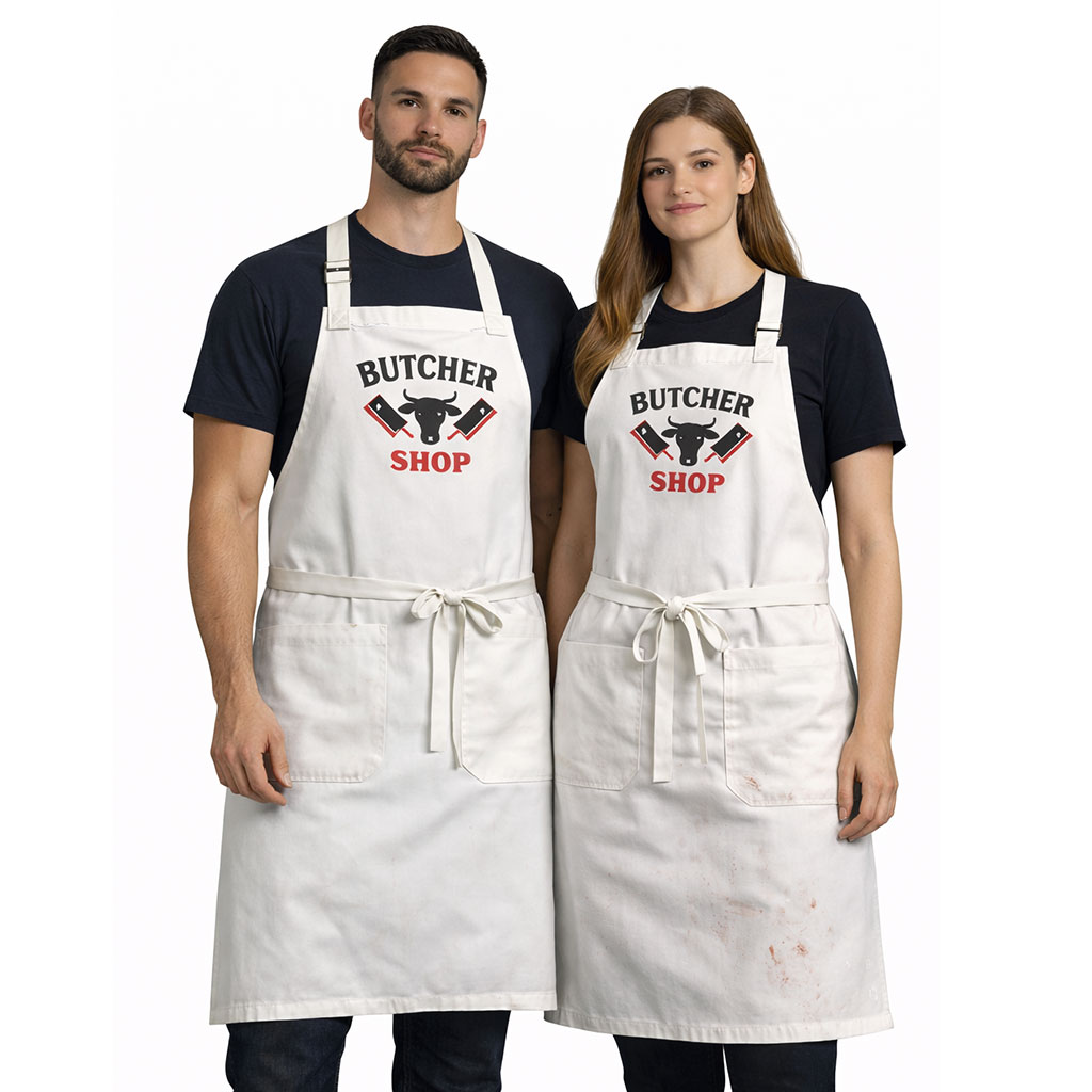 'custom cotton apron','personalized kitchen apron','embroidered cooking apron','adjustable chef apron','DIY crafting apron','apron with pockets','custom logo apron','100% cotton apron','grilling apron gift','promotional cotton apron','washable cotton apron','branded workshop apron','baking apron with name','gardening apron','custom printed apron'