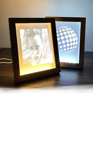 LED Acrylic Photo Frame