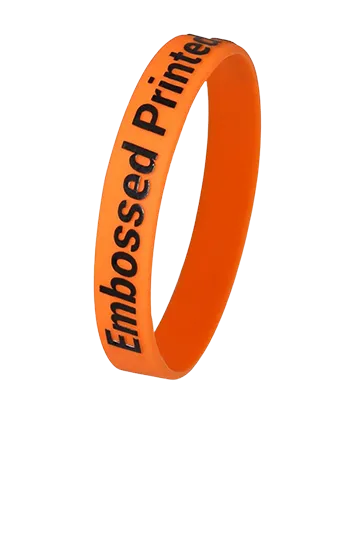 Embossed Printed Wristbands