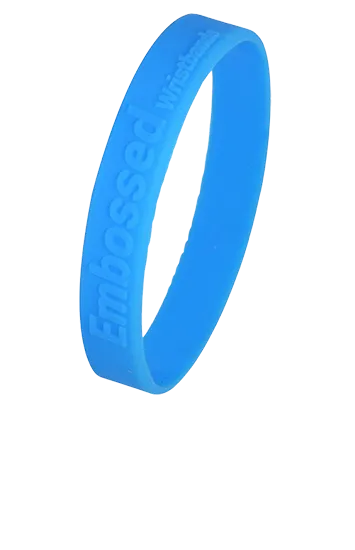 Embossed Wristbands