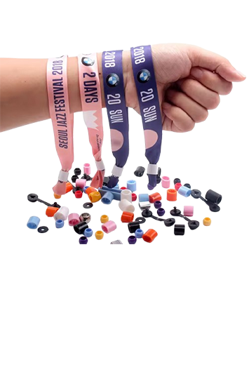 Full Color Printed Fabric Wristbands