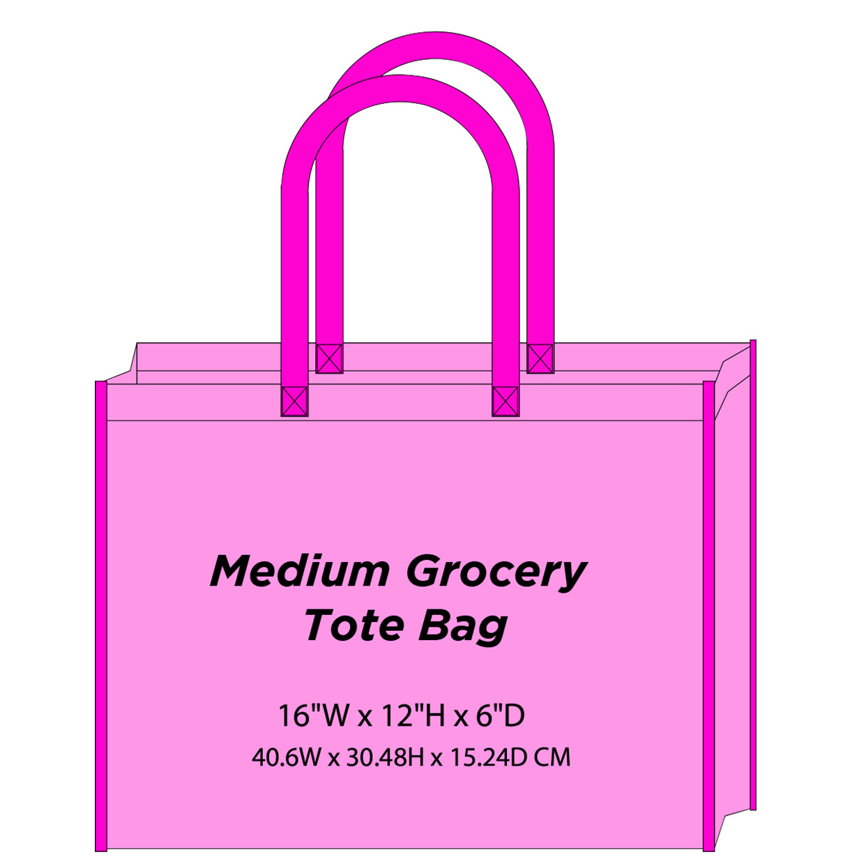 'Medium Grocery Tote Bag
'