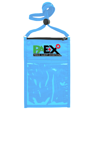 Nylon Large Double Pouch Neck Wallet