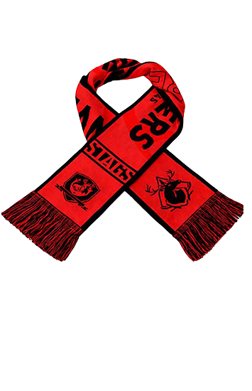 100% Acrylic Knitted Woven Scarf with Tassel