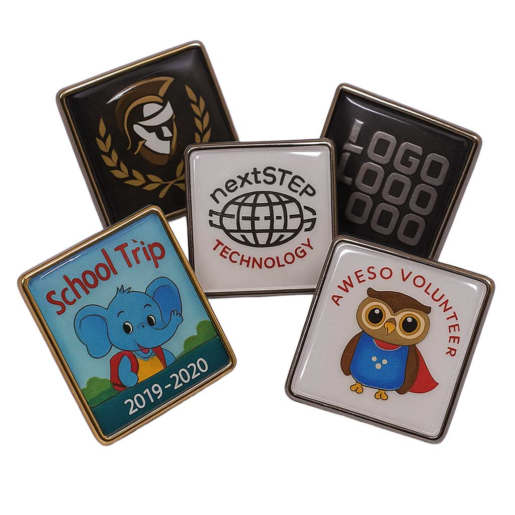 'custom epoxy lapel pin','square lapel badge','full-color logo pin','promotional lapel pin','epoxy dome pin','metal lapel pin','butterfly clutch pin','rubber backing badge','corporate branding pin','commemorative event pin','fundraiser lapel pin','collector pin','cust'